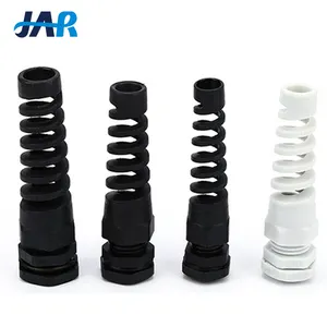 JAR SY Electrical PG G NPT M20 Thread Strain Relief Spiral Nylon PA66 Plastic Connector Pg7Pg9Pg11 Cable Gland