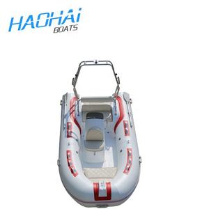 RIB390CL HAOHAI高級ヨットアルミセンターコンソール付きグラスファイバーカーボンファイバーハル船外エンジン認定CEフィッシング - Product Image 6