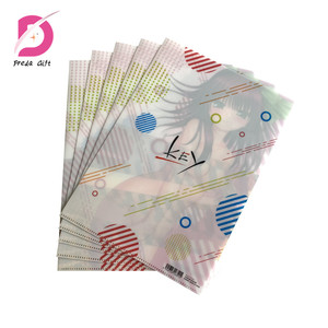 Tùy Chỉnh Thiết Kế Các Loại Khác Nhau Của Nhựa Trong Suốt PP L Hình Dạng A4 Kích Thước Nhựa Tập Tin Thư Mục - Product Image 1