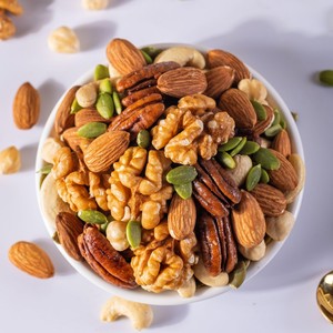 250g lành mạnh nướng hỗn hợp các loại hạt và trái cây sấy khô-Hương vị mặn <span class=keywords><strong>Snack</strong></span> với quả óc chó hạt bí ngô đậu phộng cho trẻ em & phụ nữ mang thai - Product Image 2