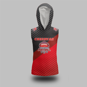 Custom 7v7 Vlag Voetbal Compressie Uniformen Jeugd 7v7 Voetbal Mouwloos Met Hoodies - Product Image 3