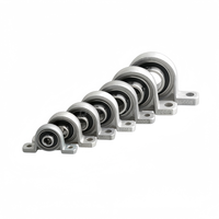 Roulement à bride en alliage de zinc UP08 UP000 UP001, 8 mm, 10 mm, 12 mm, à 2 boulons, précision P6 pour machines CNC