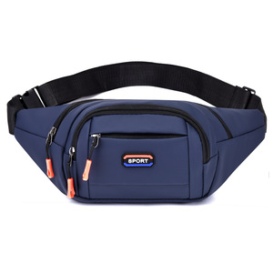 Nuckey Bolso de pecho para hombre, tela Oxford, gran capacidad, impermeable, para viajes al aire libre, bolso de hombro, gris, verde, azul, negro - Product Image 4