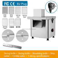 Coupe-légumes électrique multifonctionnel, dent de loup, hachoir à pommes de terre, fruits et légumes, trancheuse, 300 kg/h, certification CE, 220v/110v