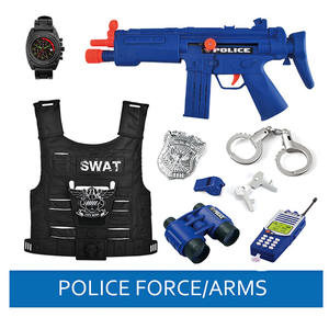 Ensemble de jeu en plastique <span class=keywords><strong>Police</strong></span> pour enfants, accessoires de déguisement, costume de flic, chapeau, lunettes de soleil, <span class=keywords><strong>menottes</strong></span> pour Halloween, accessoires de cravate - Product Image 6