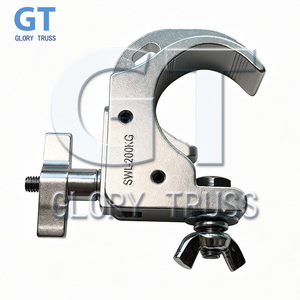Abrazadera de Truss de Aluminio de Servicio Medio con Cierre Rápido, 48-51mm, SWL 200kg, Certificación TUV, Gancho de Perfil Bajo para Iluminación de Escenario - Product Image 4