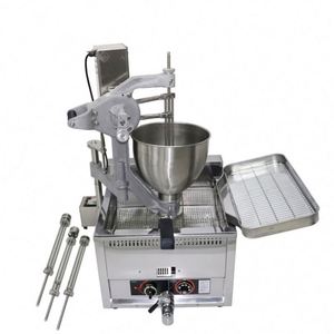 Plum Blossom Circle Large Capacity Automatic Commercial Filling Newest Designed Donut Making <b>Machine</b> - Product Image 5
