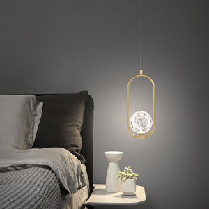 Hongyuan Pavilion Pendant <b>Light</b> Copper Modern Minimalist Design For Living Room <b>Dining</b> Room Bar Counter Lighting - Product Image 3