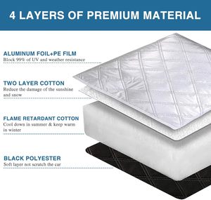 RV Kính Chắn Gió Bìa Tương Thích Với Class C Ford E450 1997-2024 RV Cửa Sổ Phía Trước Bìa Motorhome Kính Chắn Gió Bìa - Product Image 2