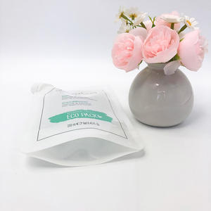 Pochette souple personnalisée en PE de 8,45 oz avec bec verseur, anti-fuite et durable, pour shampoing, crème de bain, liquides cosmétiques, impression par gravure - Product Image 3