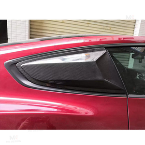Robot phong cách sợi carbon bên cửa sổ louver bìa cho Ford <span class=keywords><strong>Mustang</strong></span> 2015 2021 phía sau bên Vent cửa sổ TRIM Bìa Phụ Kiện Xe Hơi - Product Image 6