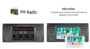 Ips dsp 4g 64g dvd player para carro, android para carr para bmw x5 e53 e39 7 "som estéreo navegação gps unidade multimídia
