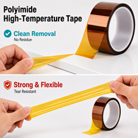 Nastro isolante in poliimmide Kapton personalizzato per alte temperature, monofacciale in PET, per protezione PCB