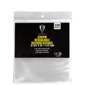Manches en vinyle pour disques vinyles de 12 pouces, pochettes pour albums <span class=keywords><strong>LP</strong></span>, pochettes de rangement, pochettes externes, pochettes pour <span class=keywords><strong>CD</strong></span> et étuis, pochettes en PVC - Product Image 6