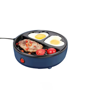 Nouveau fabricant d'oeufs en forme de coeur de poêle à gril électrique multifonction pour une utilisation intérieure/extérieure Machine à petit-déjeuner sans fumée PTFE antiadhésif - Product Image 1