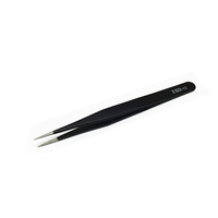 Pince à épiler antistatique en acier inoxydable ESD-15, pointe très fine de 1,5 mm, finition lisse, outil industriel DIY pour la réparation électronique
