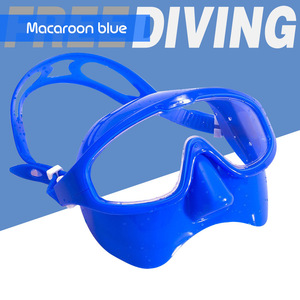 Masque de plongée encadré à une fenêtre, verre trempé 4,0 mm, faible volume, silicone, pour sports nautiques universels - Product Image 4