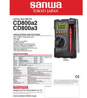 CD800a CD800a3 Penganalisis Tegangan Arus Multi-Parameter Presisi Tinggi True RMS Auto Range CAT IV 600V Bersertifikasi CE