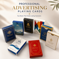 Fabricant de cartes à jouer en papier écologiques personnalisées avec logo promotionnel, jeu de poker publicitaire professionnel, marketing d'entreprise
