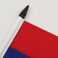 Drapeau d'Arménie 14x21cm avec base pour décoration de bureau ou table - Nouvelles tendances en gros