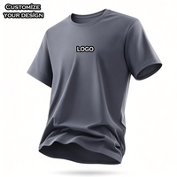 T-shirts DTF personnalisés en gros pour hommes de grande taille, T-shirts graphiques en polyester à la mode, T-shirts personnalisés pour hommes