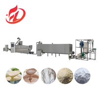 Machine de production de poudre instantanée pour aliments pour bébés, moulin à riz, mélangeur, ligne de production de farine 100-150kg/h 440V/380V