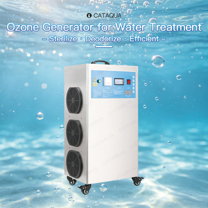 Generador de Ozono con <span class=keywords><strong>Tubo</strong></span> de Cerámica de Descarga Corona, Inyector <span class=keywords><strong>Venturi</strong></span> Controlado por PLC y Tanque de Mezcla Integrado para Camarones - Product Image 1