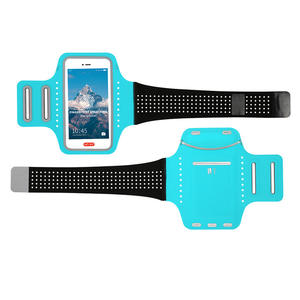Custom Ultra-Thin Elastic <b>Phone</b> Armband Outdoor Running Full-Screen Fingerprint <b>Unlock</b> Breathable Waterproof Jogging Arm Bags - Product Image 2