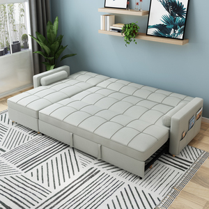 Sofá <span class=keywords><strong>Cama</strong></span> Chesterfield Multifuncional para Apartamentos Pequeños, Sofá Esquinero Doble con Espacio de Almacenamiento para Sala de Estar, <span class=keywords><strong>Chaise</strong></span> <span class=keywords><strong>Longue</strong></span> de Una Plaza con Esponja - Product Image 2