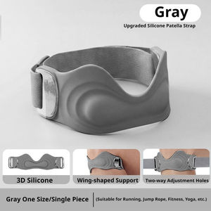 Bande de soutien du tendon en silicone pour le sport et le fitness, sangle ajustable pour le tendon rotulien, sangle de genou pour la rotule - Product Image 2