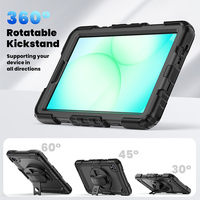 Nouveau matériel 360 rotation mains poignée défenseur housse de tablette pour Samsung Galaxy Tab A11 8.7 pouces 2025 avec ceinture d'épaule