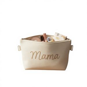 Borsa Cosmetica in Tela Ricamata Calda e Accogliente <span class=keywords><strong>per</strong></span> Mamma, Grande Capacità <span class=keywords><strong>per</strong></span> l'Uso Quotidiano - Product Image 5