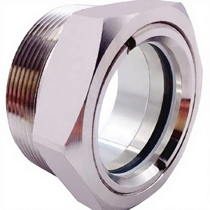 Vidrio de Visión de Nivel de Líquido de Acero Inoxidable de Alta Resistencia a la Corrosión con Cabeza Hexagonal Macho NPT de 2 Pulgadas para Caja de Engranajes de Compresor de Aire - Product Image 4