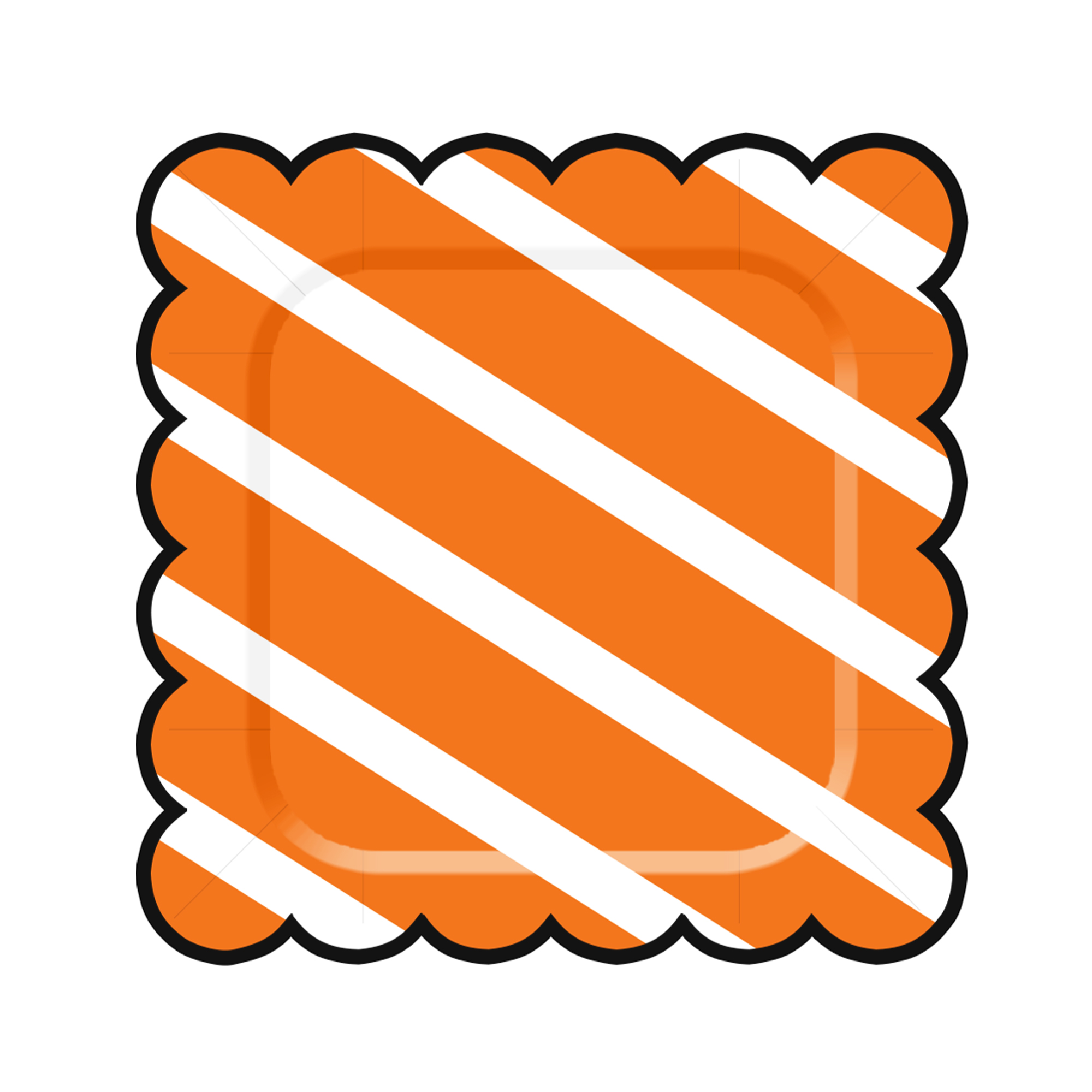 8.5 inch paper plate*8 pcs