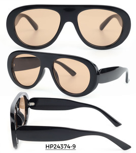 HP24374 OEM UV400 Fashion Sun Glasses 2026 Trendign Eyewear Manufacturer Oversized Custom Logo <strong>Sunglasses</strong> for Men and Women - Product Image 4