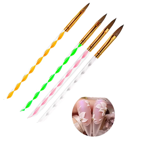 Hadiyah Beauty - Juego de 5 Pinceles para Uñas, Pincel para Gel UV, Pincel para Pintar Uñas, Herramientas de Manicura para Extensión de Uñas - Product Image 3