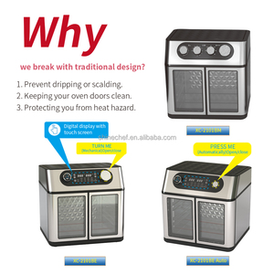 Freidora de Aire Digital Inteligente de 23L con Pantalla Táctil, Horno Tostador y Freidora de Aire para el Hogar - Product Image 1