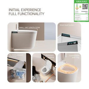 โถสุขภัณฑ์อัจฉริยะติดผนัง 52 ซม. ถังน้ำแบบซ่อน เหมาะสำหรับอพาร์ทเมนต์ขนาดเล็ก - Product Image 3