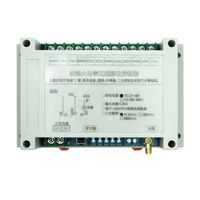 Télécommande industrielle sans fil 4 canaux, boîtier métallique, code d'apprentissage, étanche, piles AAA, portée 100-200m, émetteur-récepteur