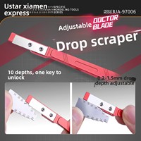 YouSuda 97006 Kit de pièces de modélisme en aluminium : Couteau de découpe, Gabarit d'écartement à distance égale et Échelle à réglage rapide