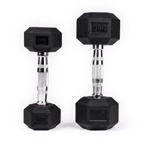 Bán Buôn Chất Lượng Cao Tập Thể Dục Workout 5-90Lg Phòng Tập Thể Dục Chuyên Nghiệp Trọng Lượng Nâng Đào Tạo Cao Su Hex Quả Tạ - Product Image 4
