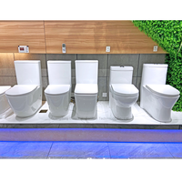 China alta calidad piso de pie de cerámica sin montura inodoro oculto Cristern Wc tanque de agua Piss Wc inodoro