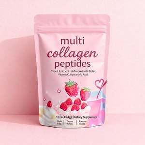 Complément alimentaire en poudre de collagène marin pour éclaircir la peau et offrir des bienfaits antioxydants, pour adultes. - Product Image 1