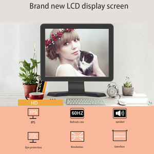 Professional 12 Inch HD Ultra-Thin IPS <strong>Display</strong> Monitor Mini with 60/75Hz Refresh Rate <strong>Built</strong>-in Speaker for Desktop Application - Product Image 2