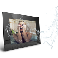 MIRROH.AI OEM/ODM 18.5'' 21.5'' 27'' 32'' Miroir TV intelligent moderne étanche avec écran tactile Android et interrupteur tactile pour salon et hôtel