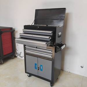 5-ngăn kéo thép cán công cụ ngực đen thép di động lưu trữ Organizer cho Nhà kho hội thảo OEM công cụ giỏ hàng - Product Image 6