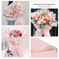 Papier d'emballage pour fleurs personnalisé écologique, fournitures pour fleuristes, papier d'emballage pour bouquets, pour mariage, anniversaire, cadeau, bricolage