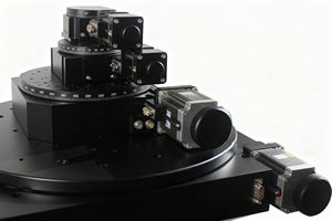 LDTDZ-02-03 Plataforma Motorizada de Inclinação-Rotação XZ 65x65mm, Plataforma de Posicionamento Angular de Eixo Duplo, Sistema de Direção de Feixe de Precisão - Product Image 3