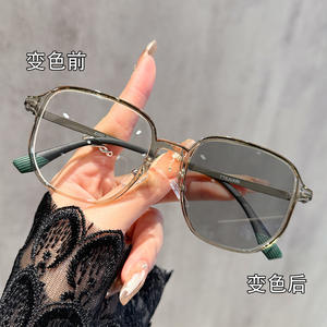 6090 Photochromic Glasses Glasses Custom Logo Wholesale Manufacturer Anti <b>Blue</b> Light Computer Glasses - Product Image 6