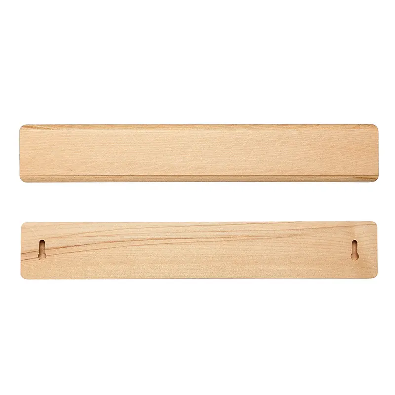15.8 inch Powerful Maple Magnet Wood Knife Knife Hanger Strip Magnetic Knife Holder for Wall